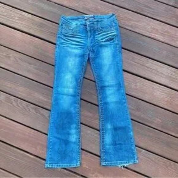 Women's Blue Denim Jeans - Picture 3 of 7